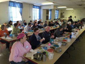 Eager Attendees to the January 2015 Beeswax Soap-making Class